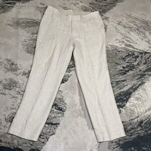 Cubavera COLLECTION Beige 100% Linen Pants Mens 40x31 Trousers Casual